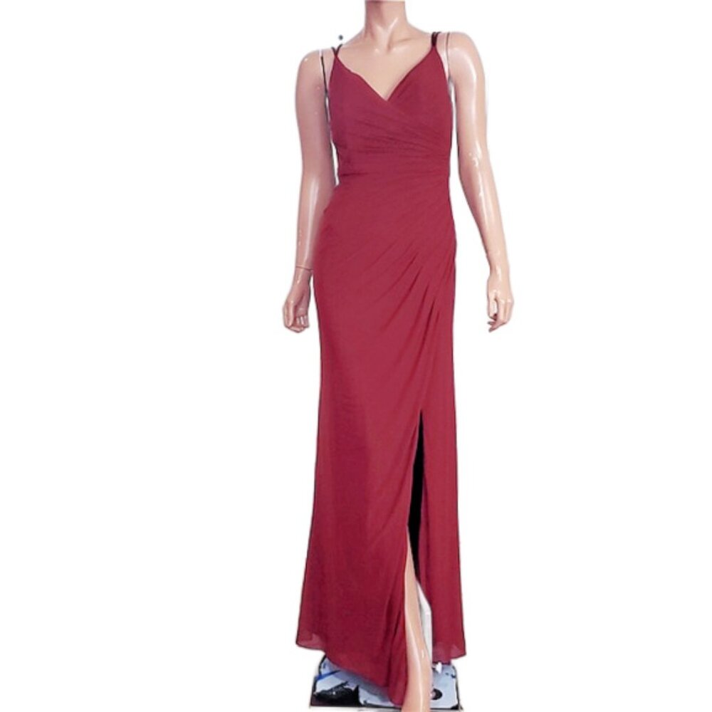Dancing Queen USA Burgundy Prom Gown #2905